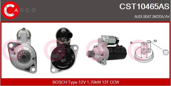 Casco CST10465AS - Стартер autospares.lv