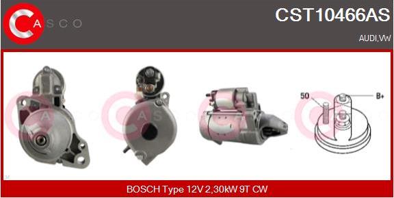 Casco CST10466AS - Стартер autospares.lv