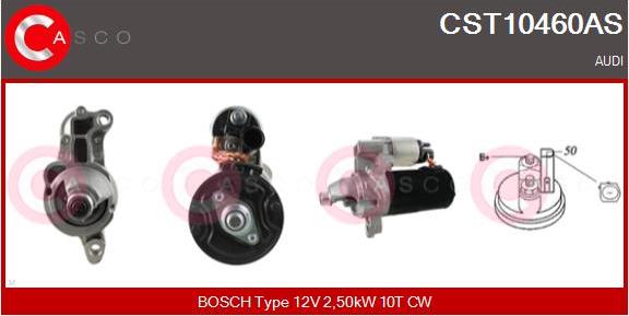 Casco CST10460AS - Стартер autospares.lv