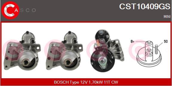 Casco CST10409GS - Стартер autospares.lv