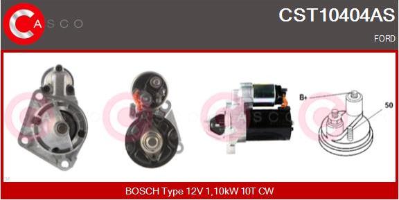 Casco CST10404AS - Стартер autospares.lv