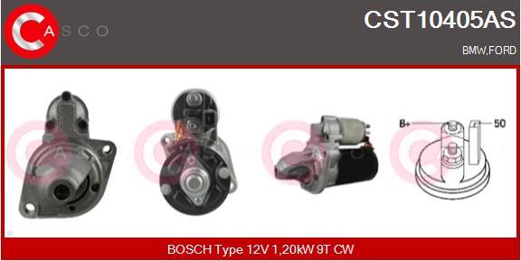 Casco CST10405AS - Стартер autospares.lv