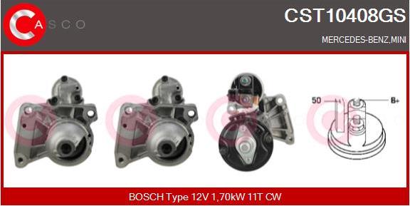 Casco CST10408GS - Стартер autospares.lv