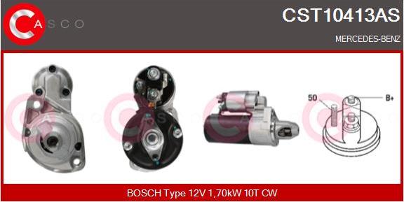 Casco CST10413AS - Стартер autospares.lv