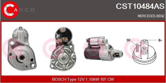 Casco CST10484AS - Стартер autospares.lv