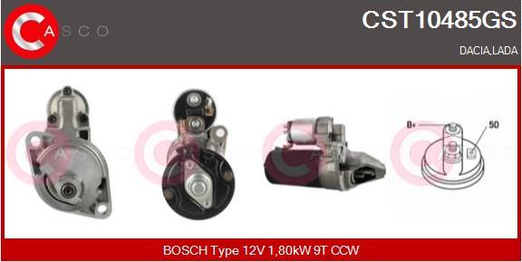 Casco CST10485GS - Стартер autospares.lv