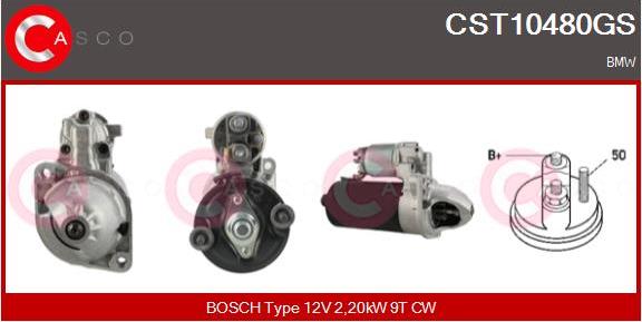 Casco CST10480GS - Стартер autospares.lv