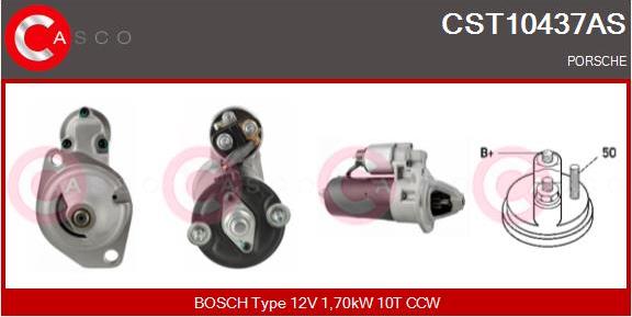 Casco CST10437AS - Стартер autospares.lv