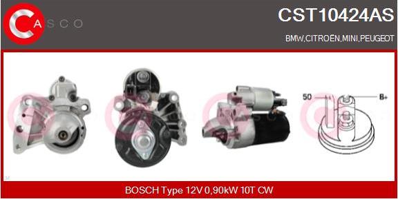 Casco CST10424AS - Стартер autospares.lv