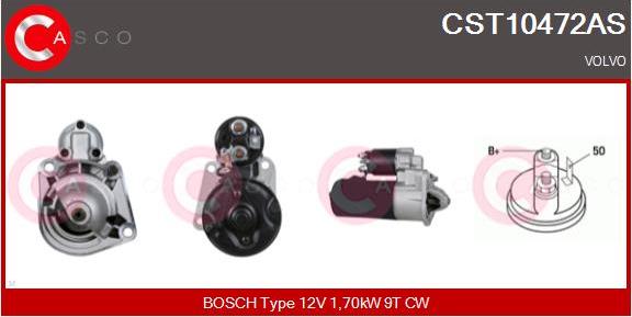 Casco CST10472AS - Стартер autospares.lv