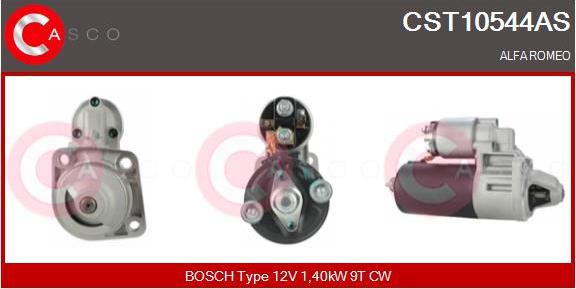 Casco CST10544AS - Стартер autospares.lv