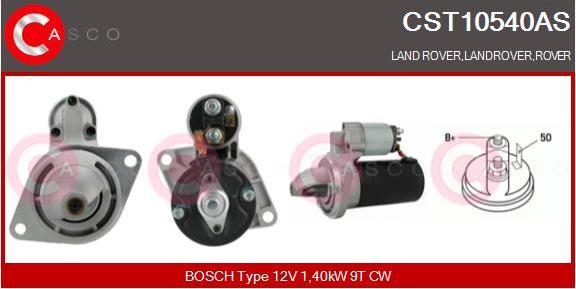 Casco CST10540AS - Стартер autospares.lv