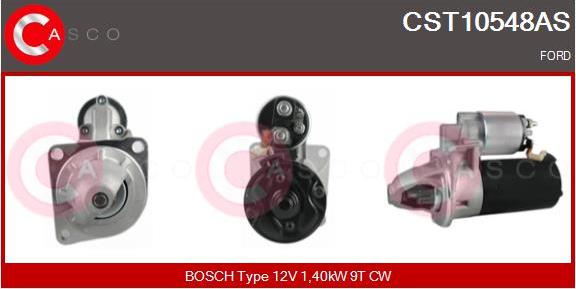 Casco CST10548AS - Стартер autospares.lv