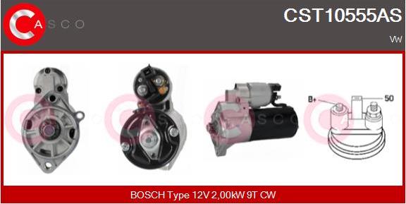 Casco CST10555AS - Стартер autospares.lv