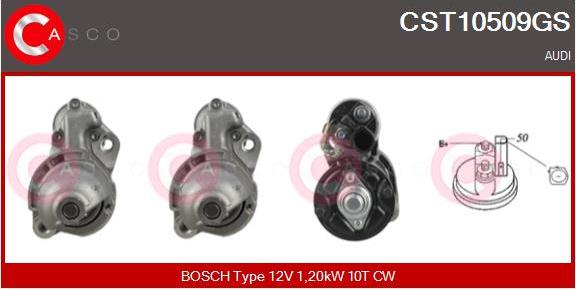 Casco CST10509GS - Стартер autospares.lv