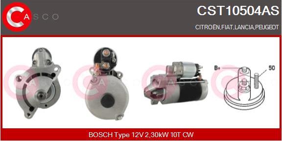 Casco CST10504AS - Стартер autospares.lv