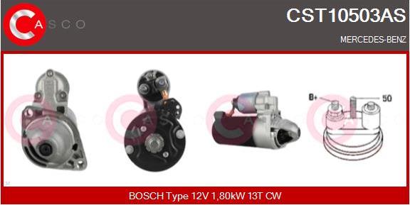 Casco CST10503AS - Стартер autospares.lv