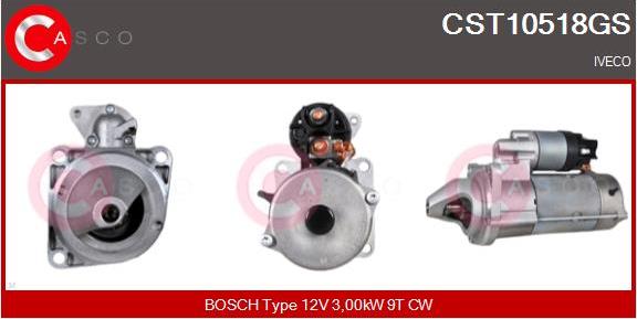 Casco CST10518GS - Стартер autospares.lv