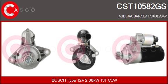 Casco CST10582GS - Стартер autospares.lv