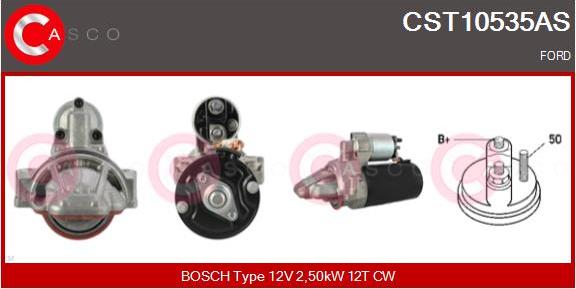 Casco CST10535AS - Стартер autospares.lv