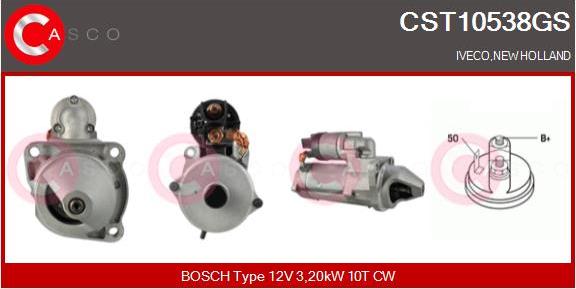 Casco CST10538GS - Стартер autospares.lv