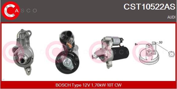 Casco CST10522AS - Стартер autospares.lv