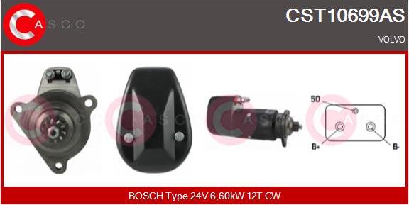 Casco CST10699AS - Стартер autospares.lv