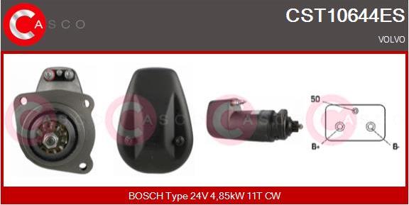 Casco CST10644ES - Стартер autospares.lv