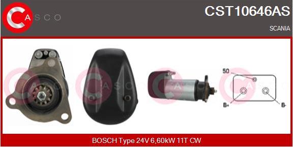 Casco CST10646AS - Стартер autospares.lv