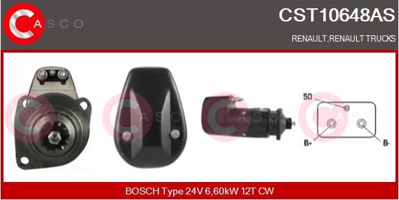 Casco CST10648AS - Стартер autospares.lv