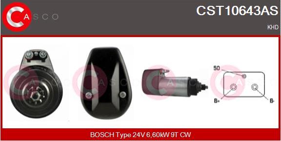 Casco CST10643AS - Стартер autospares.lv