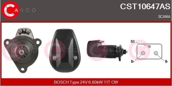 Casco CST10647AS - Стартер autospares.lv