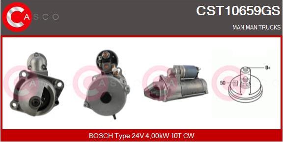 Casco CST10659GS - Стартер autospares.lv