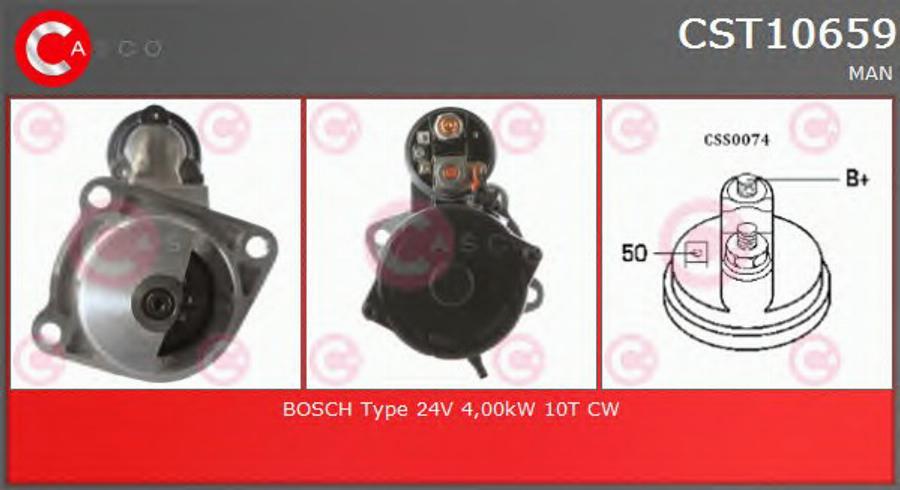 Casco CST10659 - Стартер autospares.lv