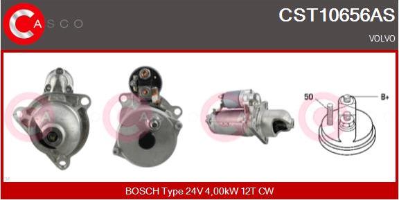 Casco CST10656AS - Стартер autospares.lv