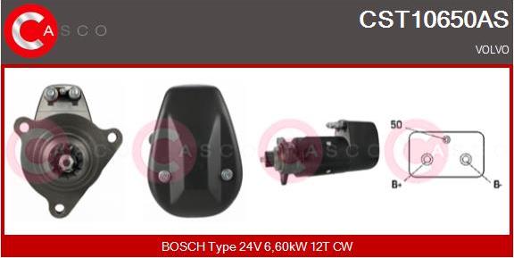 Casco CST10650AS - Стартер autospares.lv