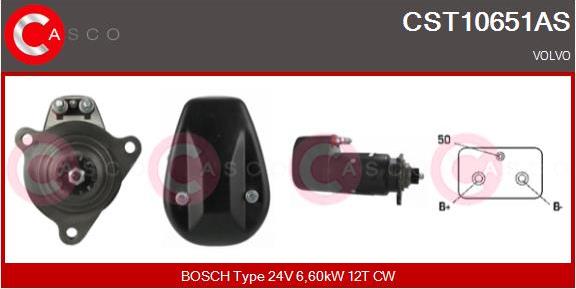 Casco CST10651AS - Стартер autospares.lv