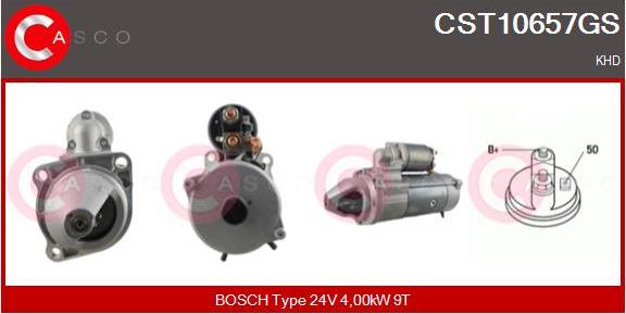 Casco CST10657GS - Стартер autospares.lv