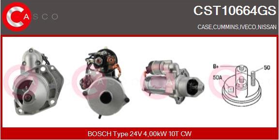 Casco CST10664GS - Стартер autospares.lv