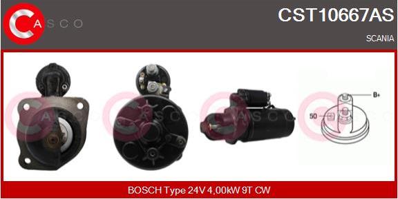 Casco CST10667AS - Стартер autospares.lv