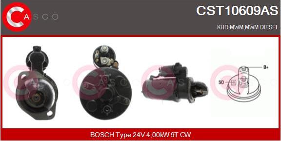 Casco CST10609AS - Стартер autospares.lv