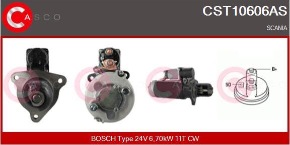 Casco CST10606AS - Стартер autospares.lv