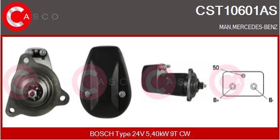 Casco CST10601AS - Стартер autospares.lv