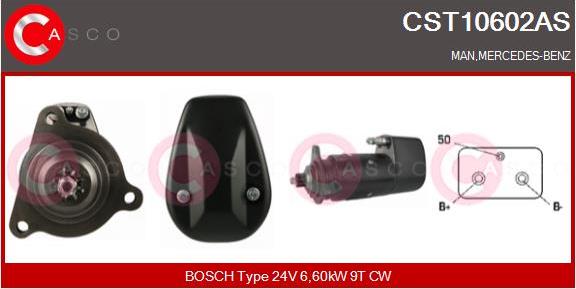 Casco CST10602AS - Стартер autospares.lv