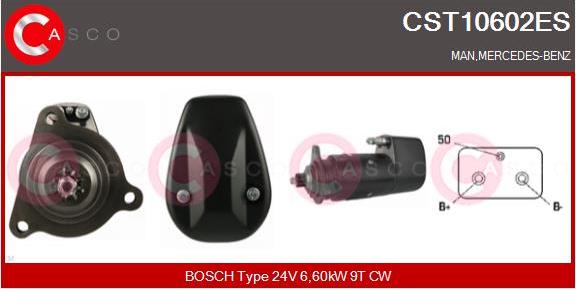 Casco CST10602ES - Стартер autospares.lv