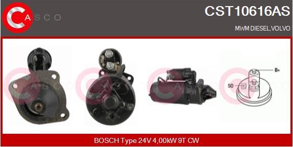 Casco CST10616AS - Стартер autospares.lv