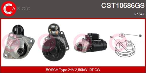 Casco CST10686GS - Стартер autospares.lv