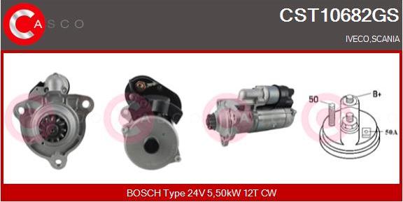 Casco CST10682GS - Стартер autospares.lv