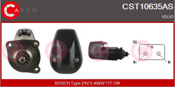 Casco CST10635AS - Стартер autospares.lv