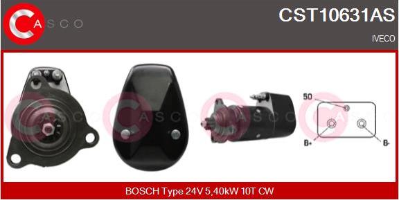 Casco CST10631AS - Стартер autospares.lv